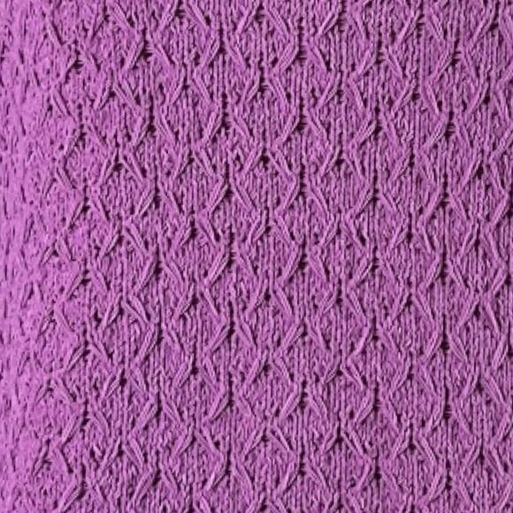 Seven7 Sweater Chenille Knit Crew Neck Wild Orchid Purple Women’s Size Large - Picture 7 of 9